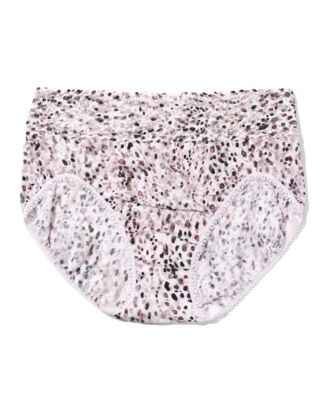 Women's Printed Signature Lace French Brief Panty
