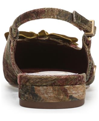 Women's Delanie Pointed-Toe Slingback Flats