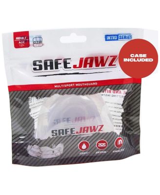 INTRO Slim Fit Sports Mouth Guard with Case for Football, Basketball, MMA, Hockey, Lacrosse, Wrestling - Adult 12+ Years - YELLOW