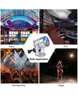 3W LED Aluminum Spot Light Pinspot Stage Lighting Effect for DJ Mirror Ball KTV Discos Party Red/Green/Blue