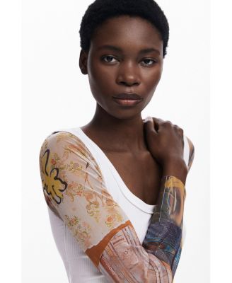 Women's Chiffon sleeve T-shirt