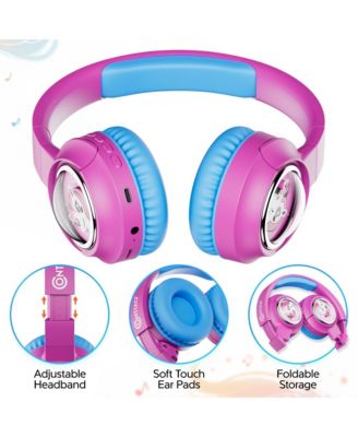 KB6 Kids Bluetooth Headphones, Safe Sound for Little Ears