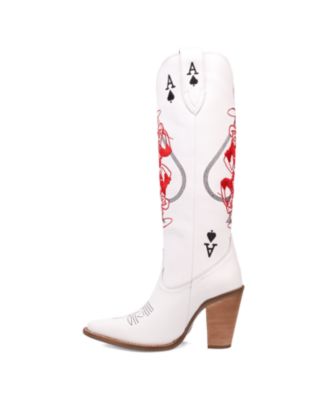 Women's Ace Of Spades Leather Boot