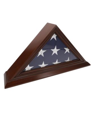 Small Wooden Flag Holder - Made in USA