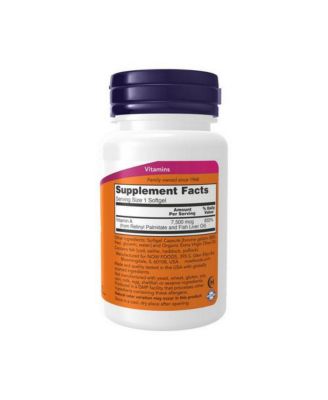 Vitamin A, 25, 000 IU, 100 Softgels