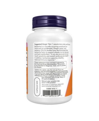 Berberine HCl ,500 mg ,90 Veg Capsules