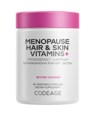 Codeage Menopause Hair and Skin Vitamins Patented Lustriva