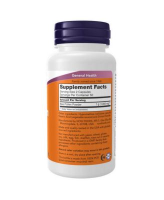 Bee Pollen, 500 mg, 100 Caps