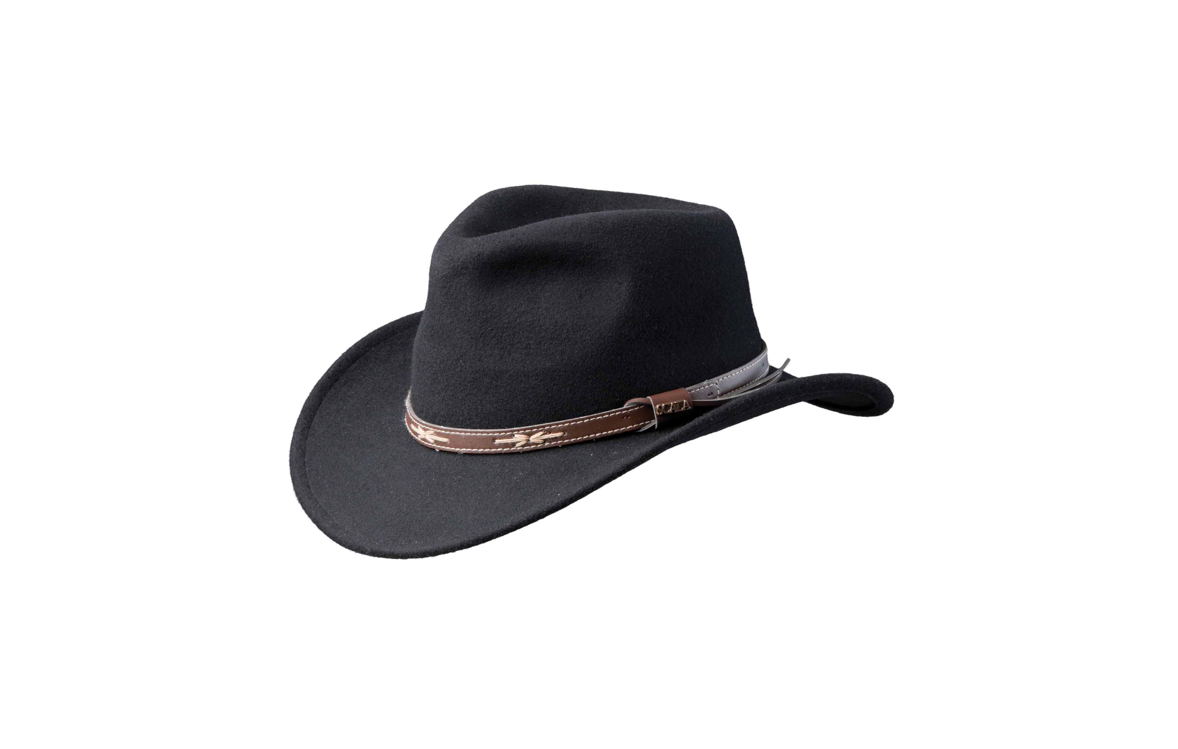 Scala Men's Felt Outback Hat
