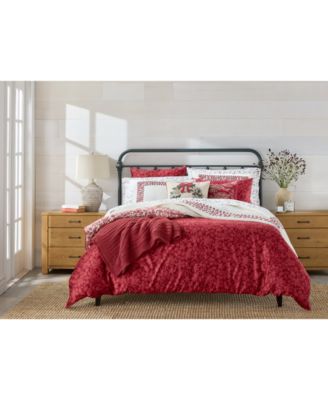 Winter Garden 3-Pc. Duvet Set, Full/Queen, Macy's Exclusive