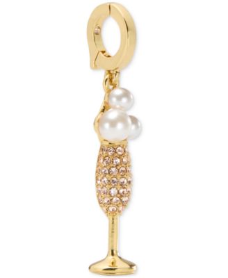 kate spade new york - Gold-Tone One In A Million Champagne Charm