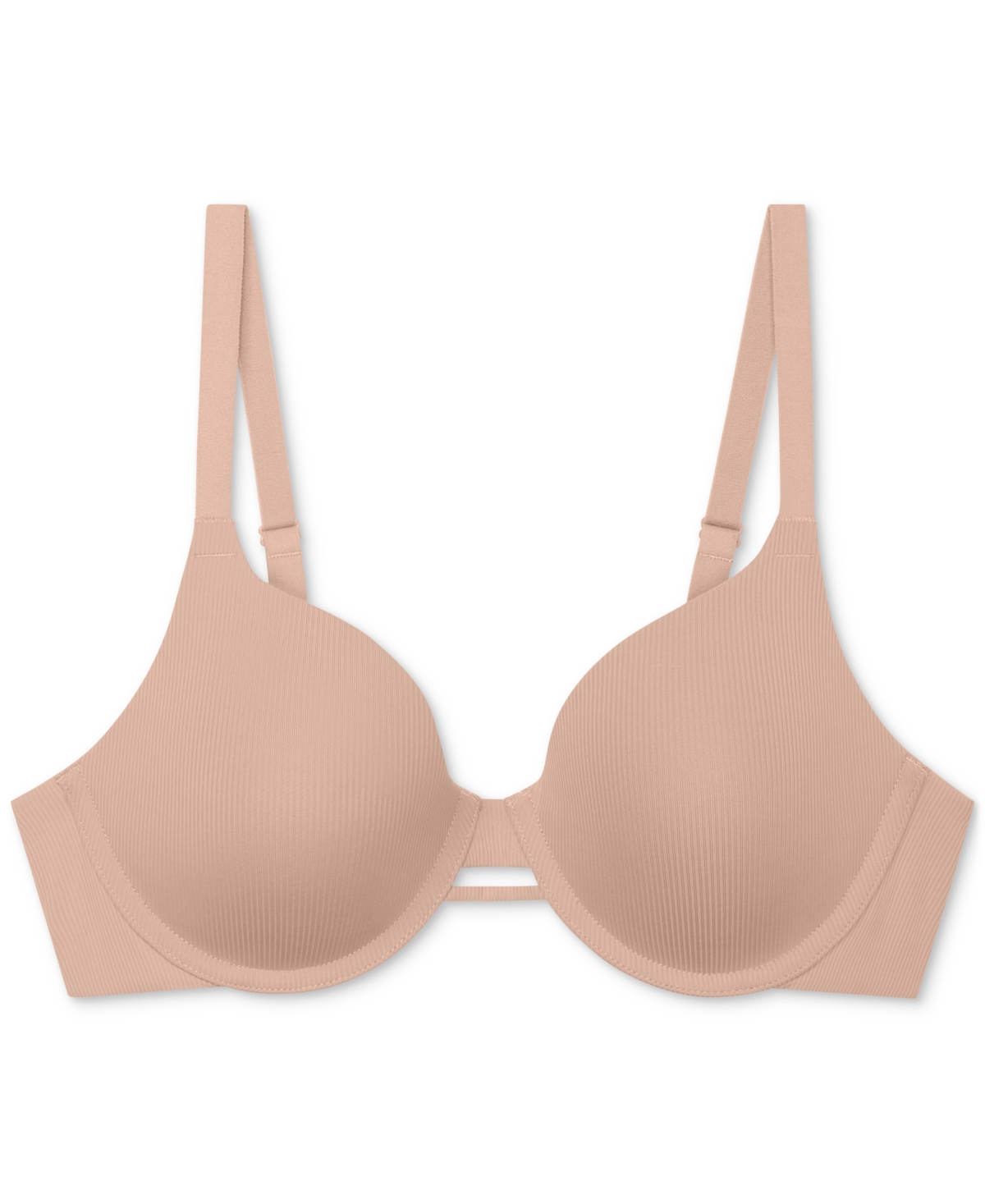 Warner's Warners No Side Effects Underarm And Back-smoothing Underwire Lightly Lined T-shirt Bra Ra3081a In Neutral