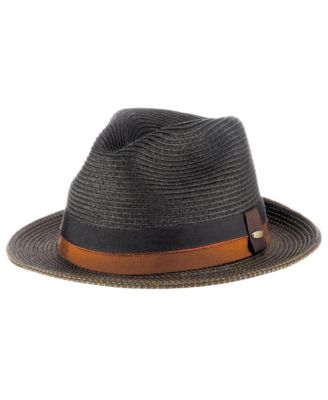 Scala - Men's Two-Tone Paper Braid Hat