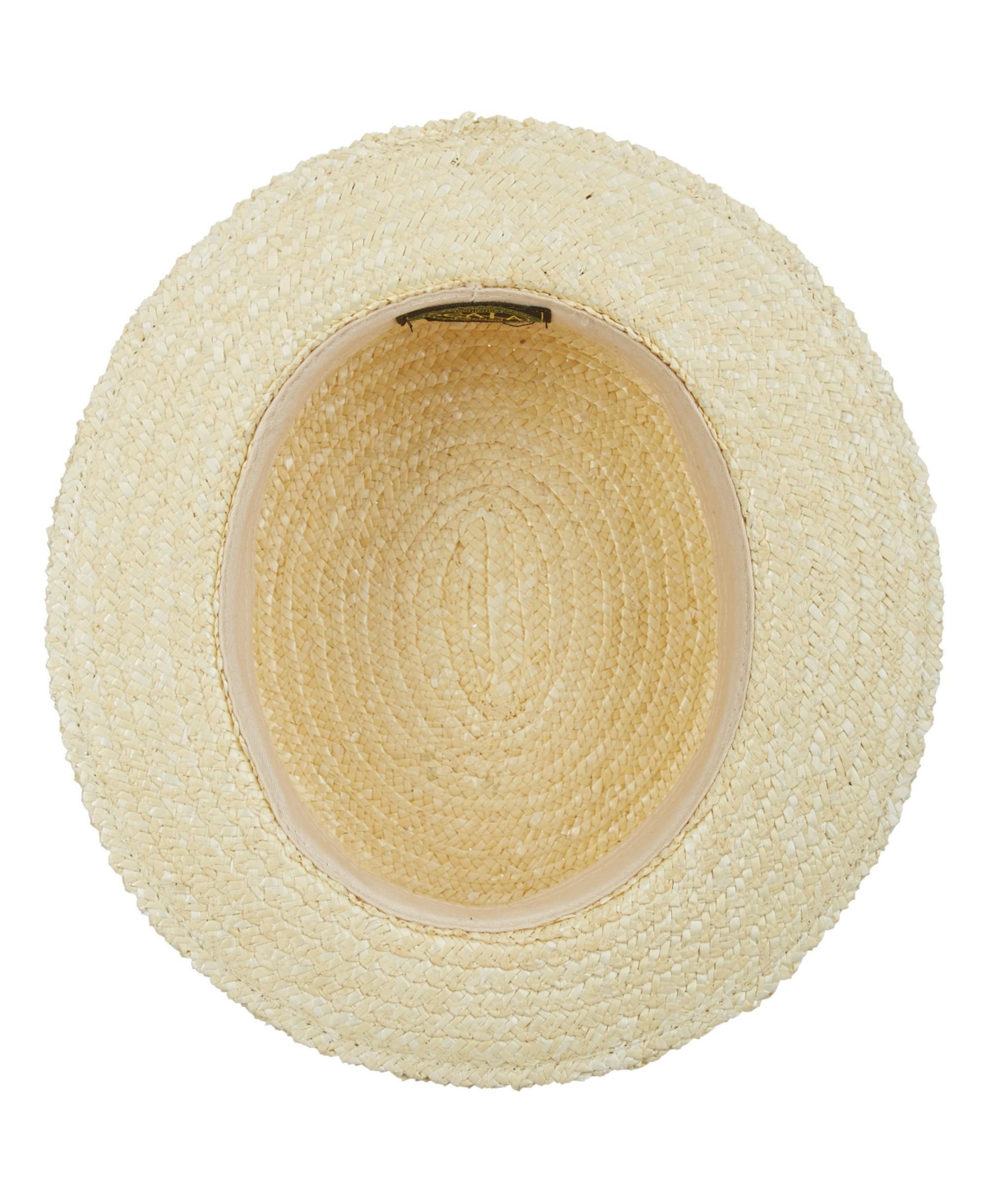 Scala Men's Straw Boater Hat In White