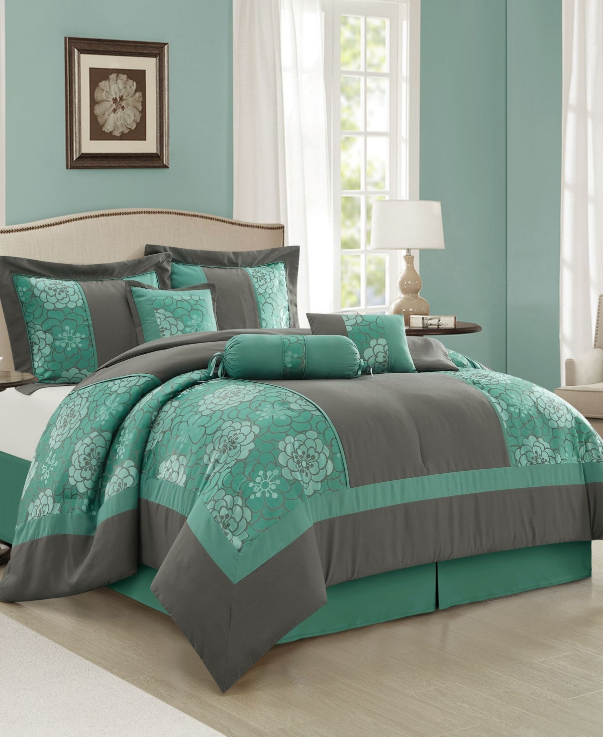 Stratford Park Sibyl Jacquard 7-Pc. Comforter Set