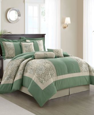 Sibyl Jacquard 7-Pc. Comforter Set, Queen