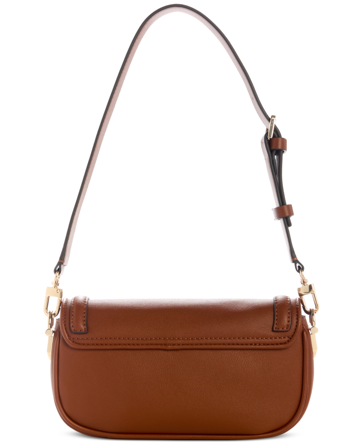 Guess Dea Small Flap Shoulder Bag In Brown