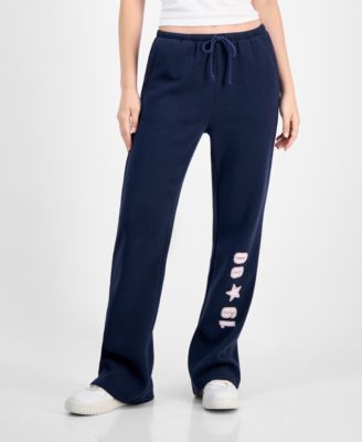 Juniors' Novelty Flare Fleece Sweatpants