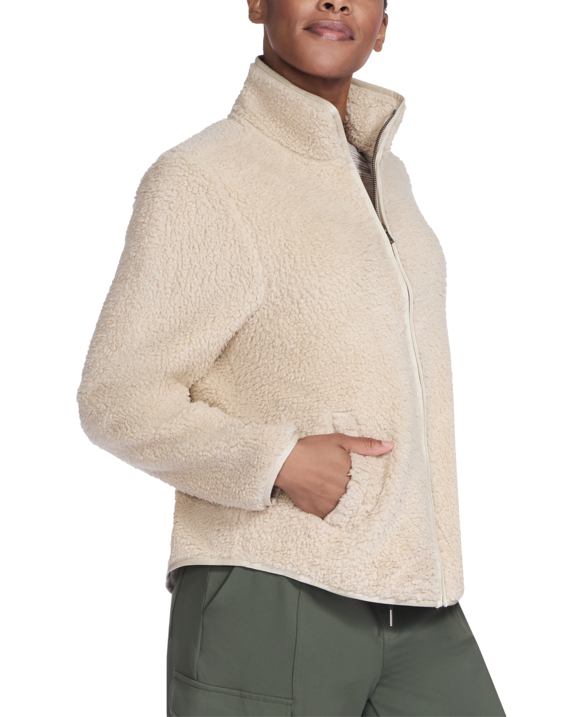 Skechers Women's Oversized Sherpa Jacket