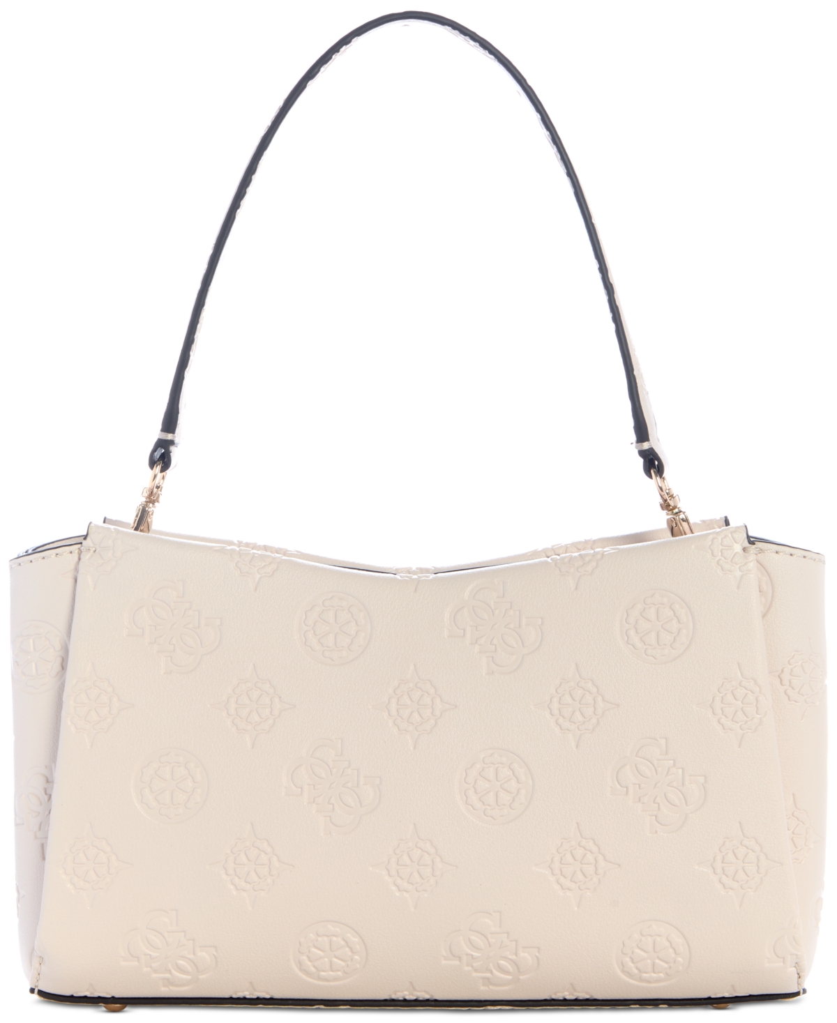 Guess Tisha Small Logo Crossbody Bag In Brown