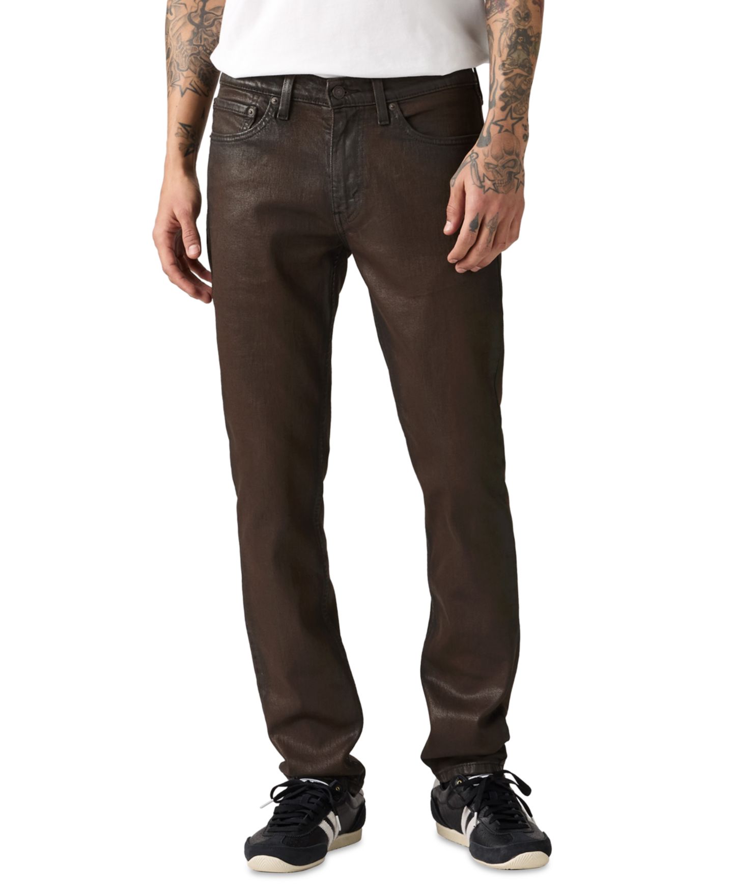 Мужские джинсы Levi's 511 Slim-Fit, цвет: Кофейный — фото 1