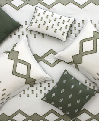 Sanissa Geometric 7-Pc. Comforter Set, Queen