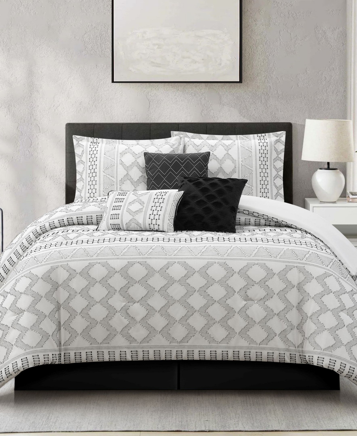Stratford Park Ariana Geometric 7-pc. Comforter Set, Queen In Multi