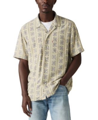 Men's Relaxed-Fit Camp Collar Shirt