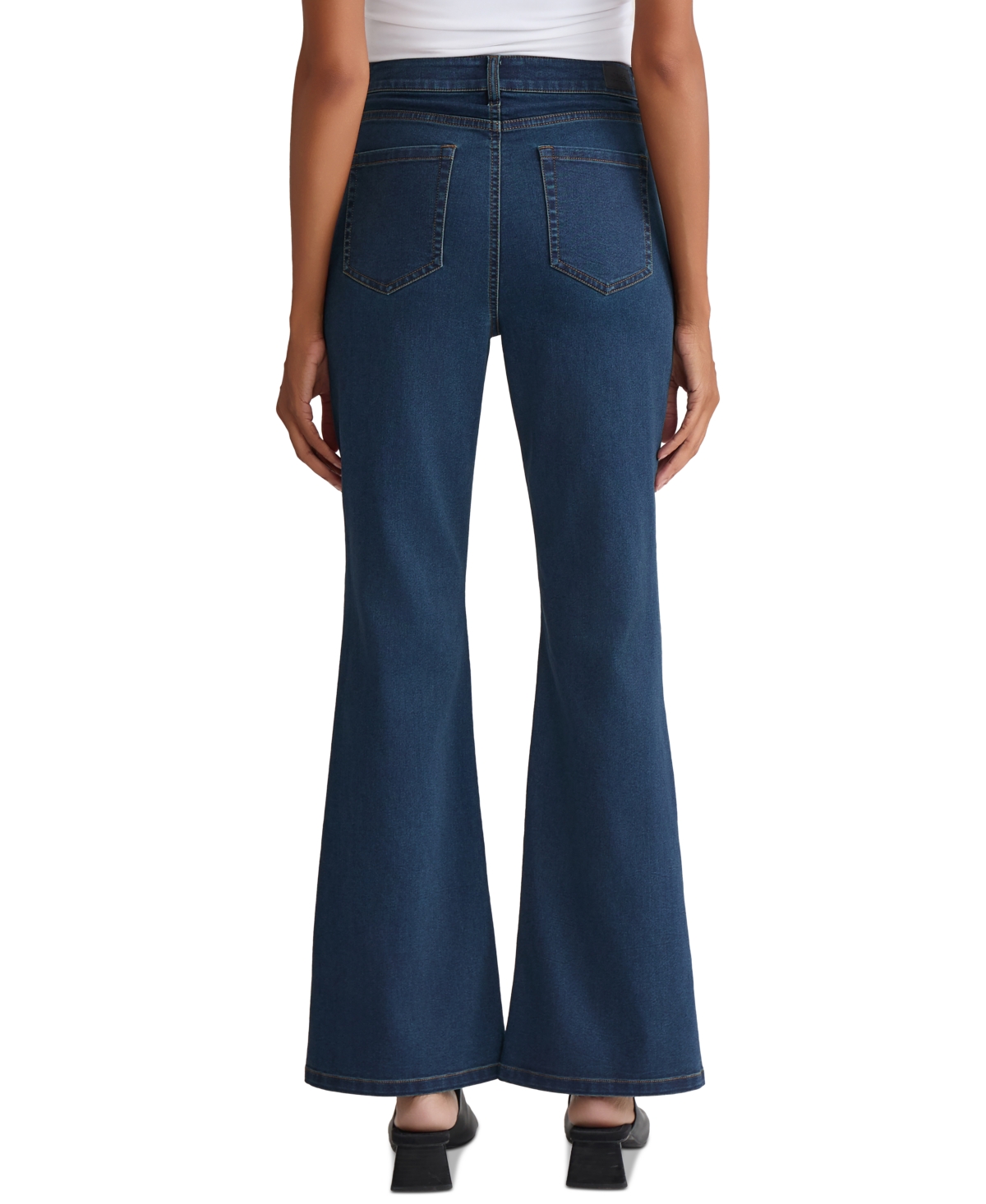 Jones New York Petite True Slim Bootcut City Denim Jeans In Blue