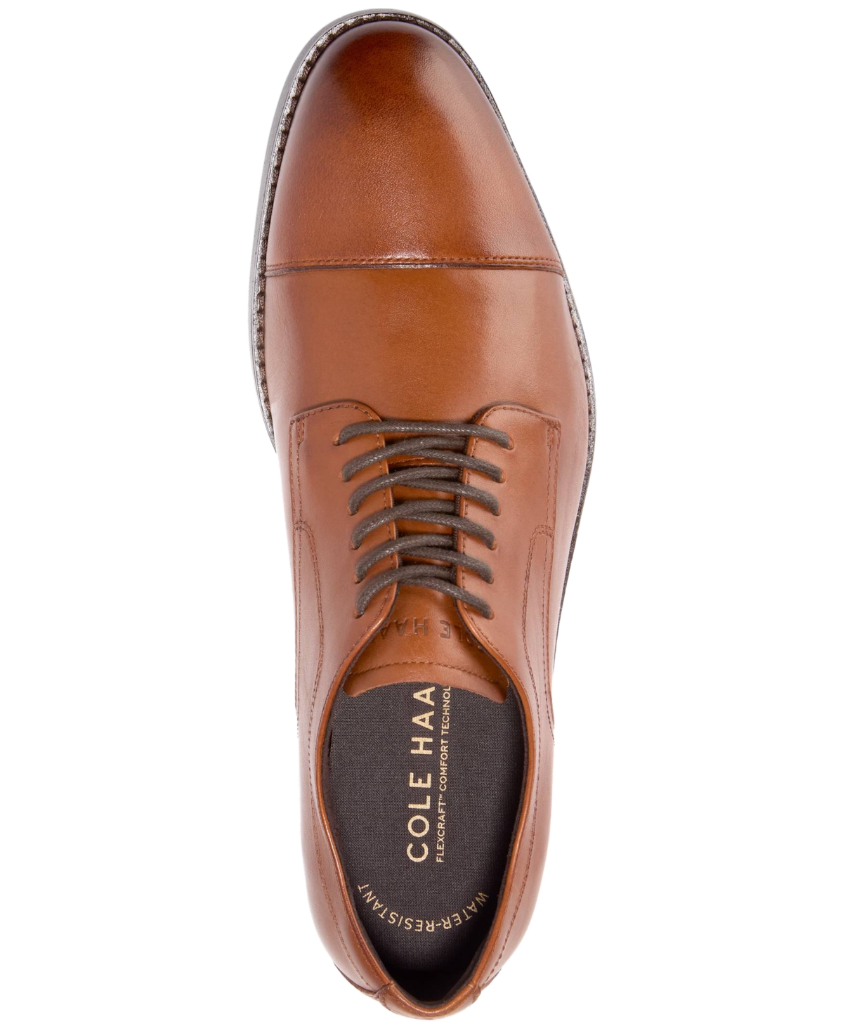 Cole Haan Harrison Grand 2.0 Cap Toe Derby In Brown