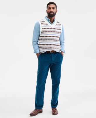 Men's Drake Fair Isle Sweater Vest, Macy's Exclusive
