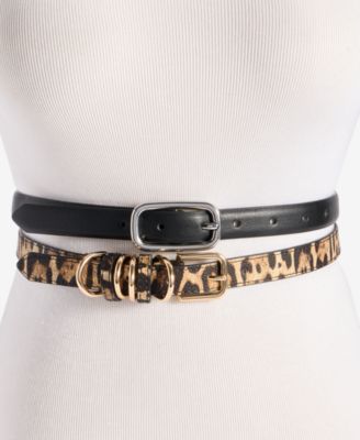 On 34th - 2-Pc. Faux-Leather Belt Set