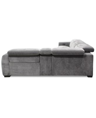 Brownell 5-Pc. L-Shape Sectional with 2 Power Motion Chairs & 1 Console, Exclusively at Macy's