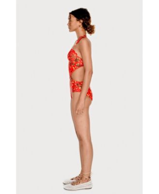 Women's Scarlet Bloom One-Piece Swimsuit