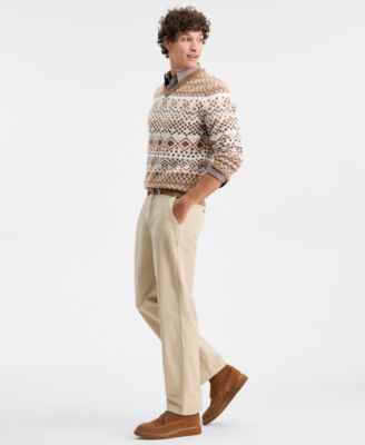 Men's Relaxed-Fit Herringbone Twill Pants, Macy's Exclusive