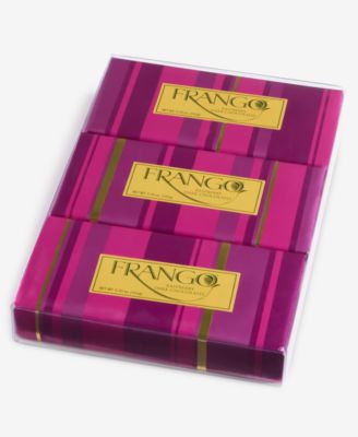 Frango Chocolates - Wrapped Raspberry Dark Chocolates, Pack of 3