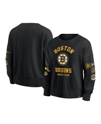 Fanatics - Women's Black Boston Bruins Go Team Pullover Sweatshirt