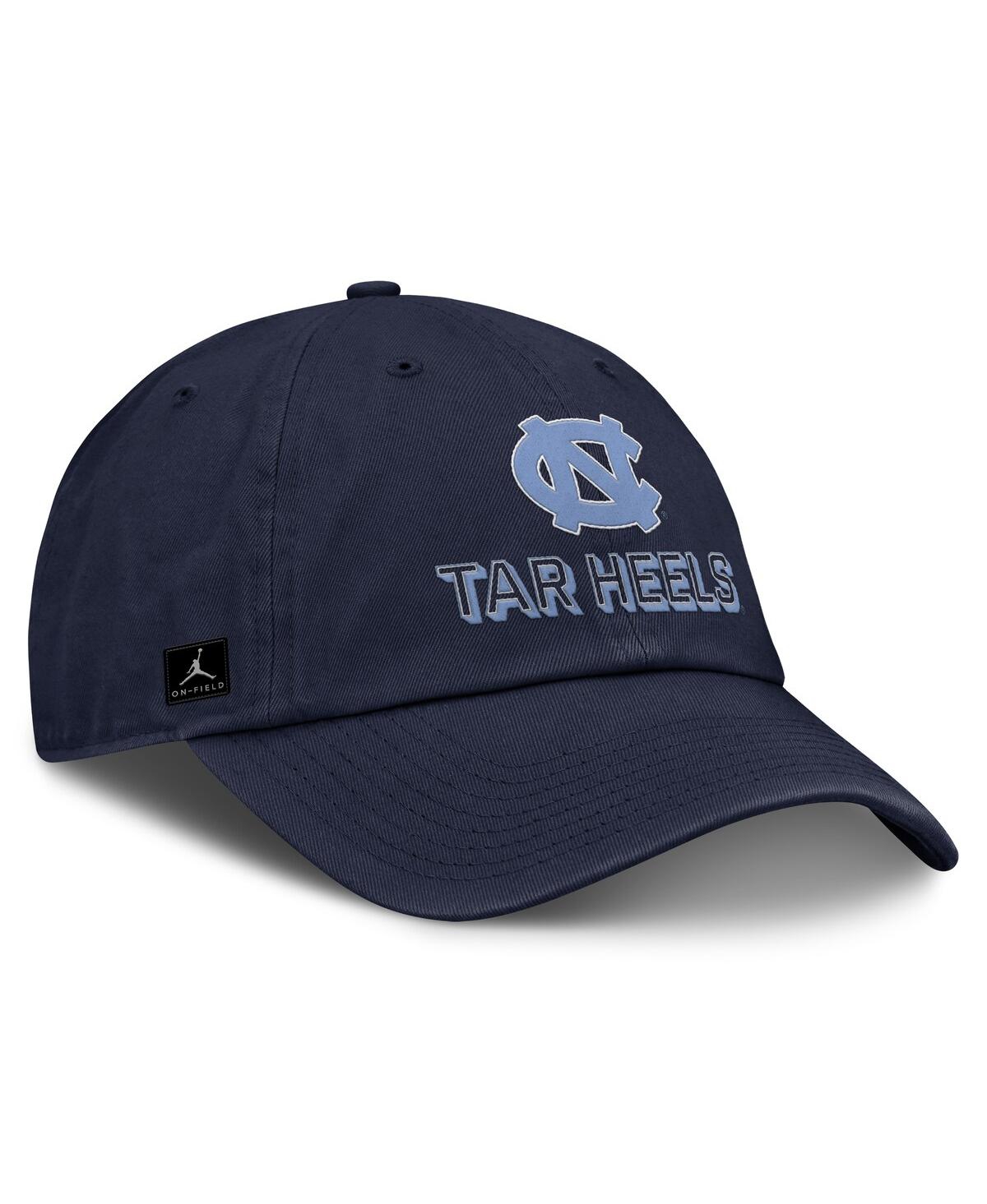 Jordan Men's Navy North Carolina Tar Heels 2025 On-field Club Adjustable Hat In Blue