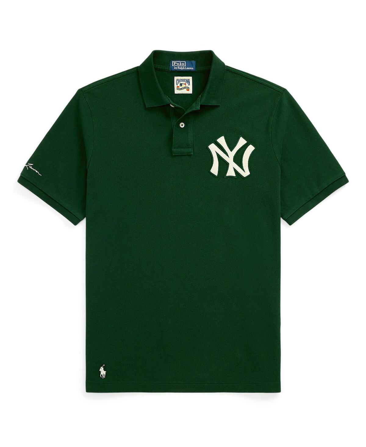 Polo Ralph Lauren Hunter Green Yankees Polo Shirt In Green