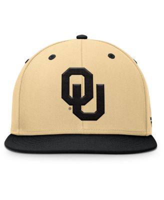 Men's Gold/Black Oklahoma Sooners Balance Fitted Hat