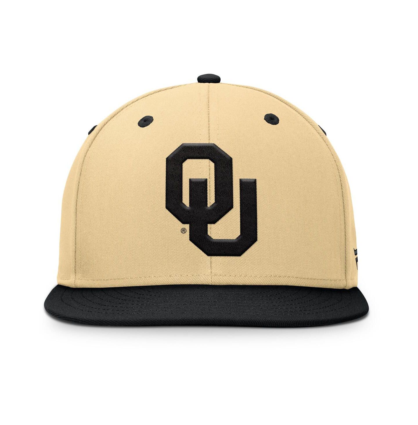 Мужская кепка Fanatics Gold/Black Oklahoma Sooners Balance Fitted Hat — фото 2