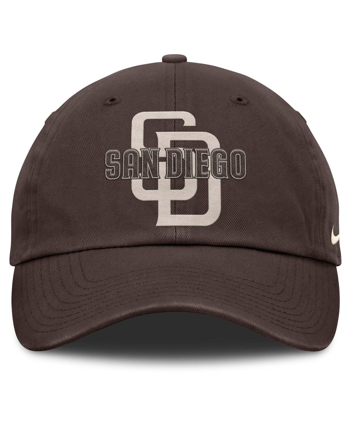 Nike Men's Brown San Diego Padres Statement Club Adjustable Hat In Brown