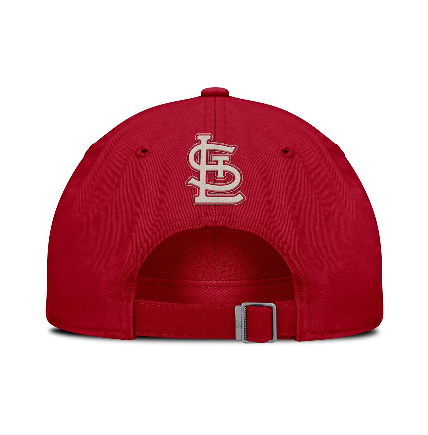 Мужская кепка Nike Red St. Louis Cardinals Statement Club Adjustable Hat — фото 4