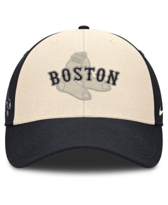 Men's Navy/Natural Boston Red Sox Statement Club Performance Adjustable Hat