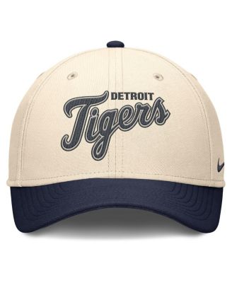 Men's Natural/Navy Detroit Tigers Statement Rise Performance Flex Hat