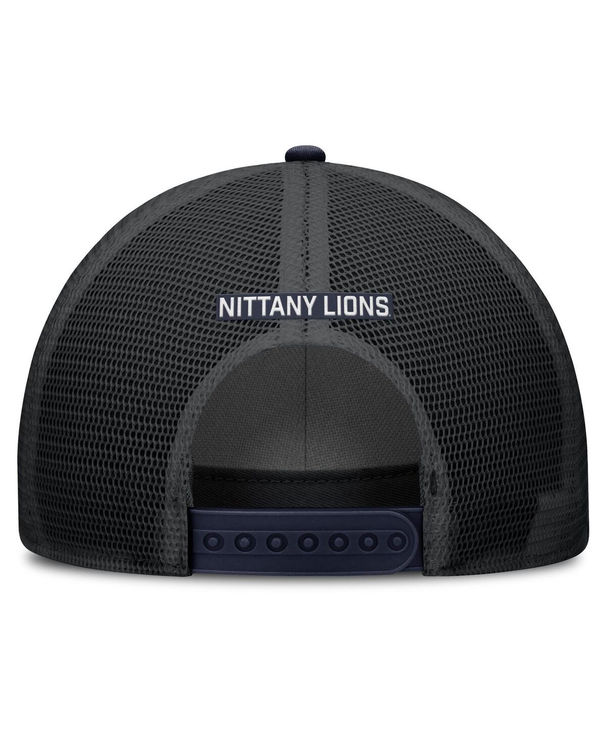 Nike Penn State Primetime Rise  Men's College Trucker Adjustable Hat In Blue