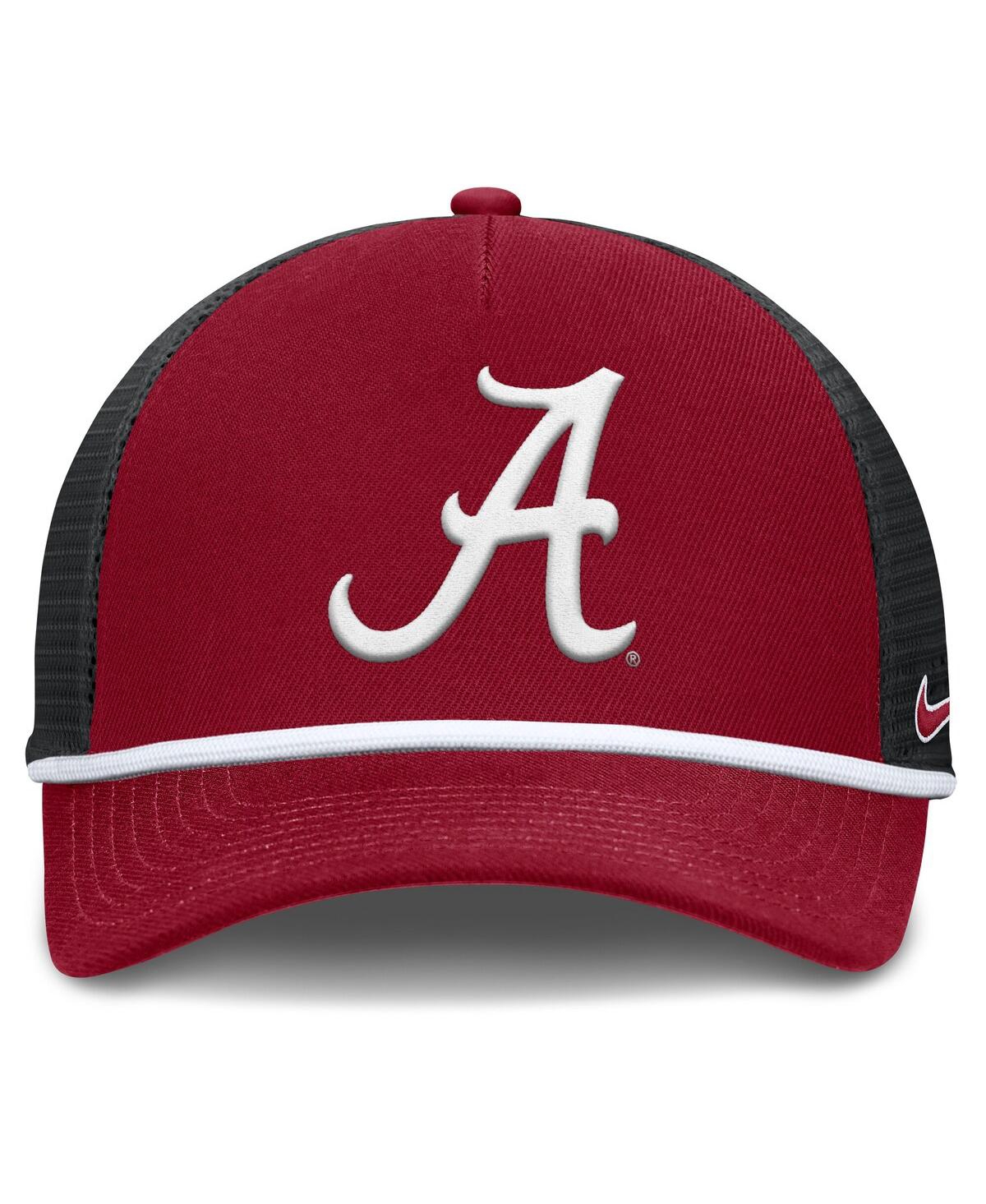 Nike Men's Crimson Alabama Crimson Tide Rise Primetime Trucker Adjustable Hat In Red