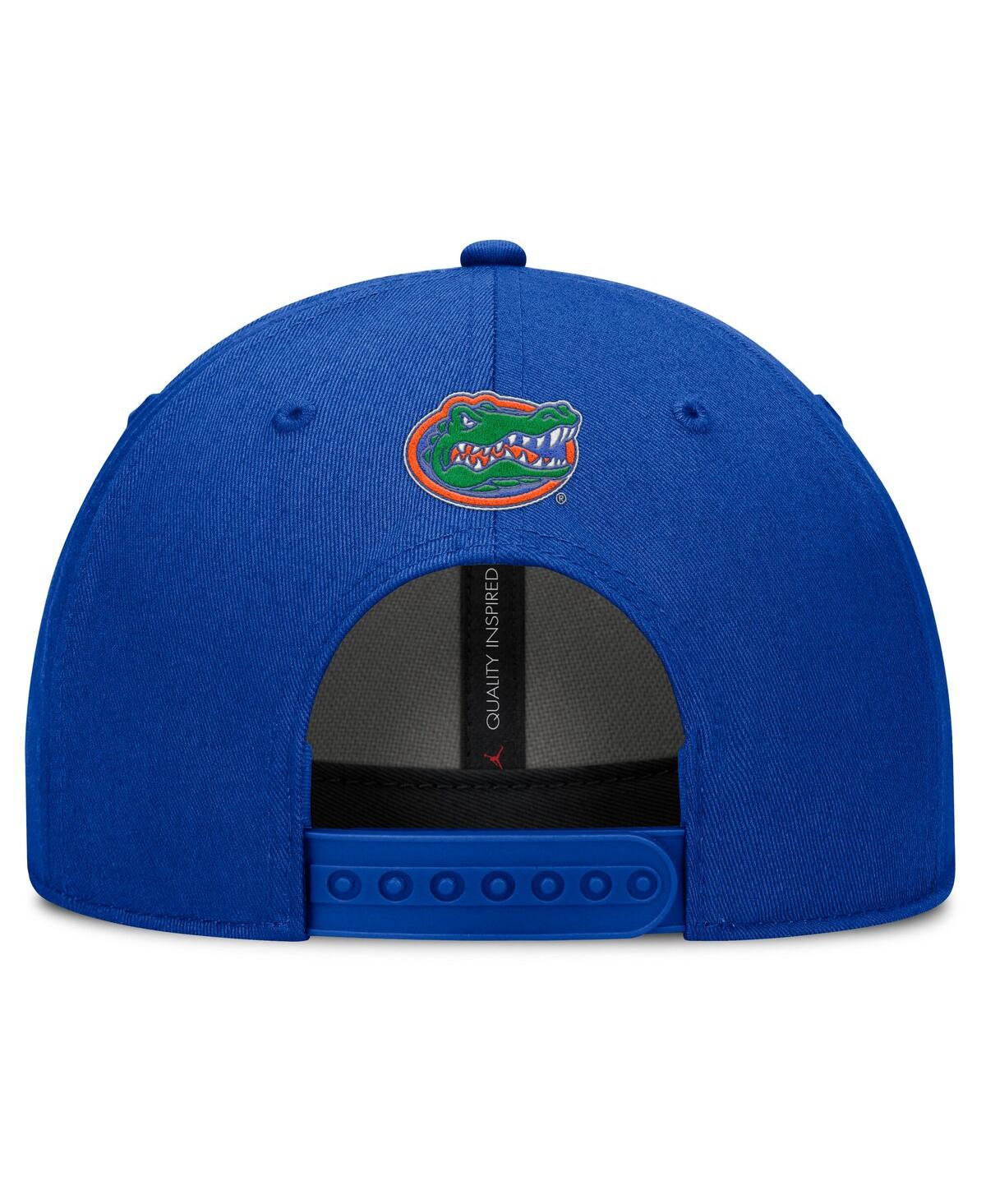 Jordan Men's Royal Florida Gators Slanted Primetime Rise Performance Adjustable Hat In Blue