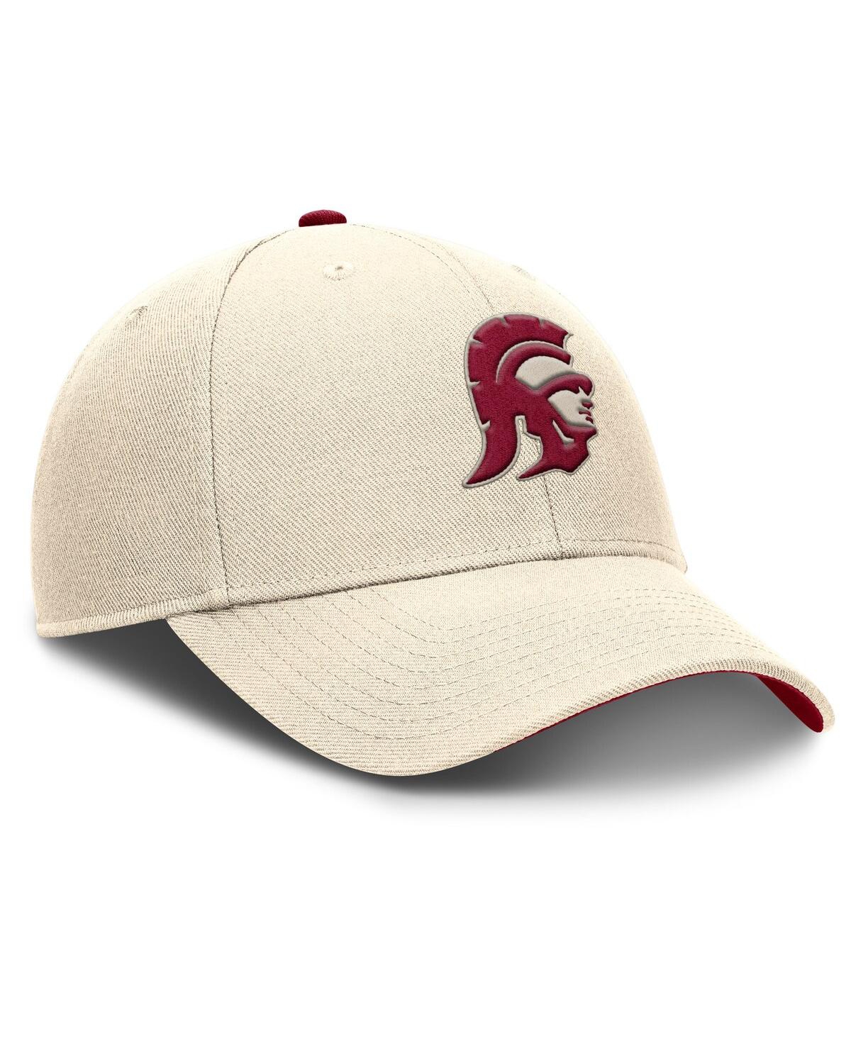Nike Usc Primetime Rise  Men's Dri-fit College Trucker Adjustable Hat In Brown