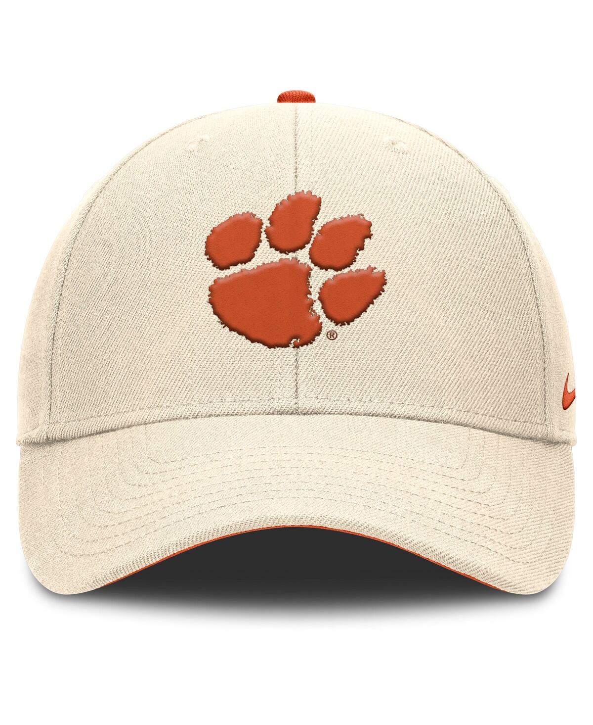 Nike Clemson Primetime Rise  Men's Dri-fit College Trucker Adjustable Hat In Brown